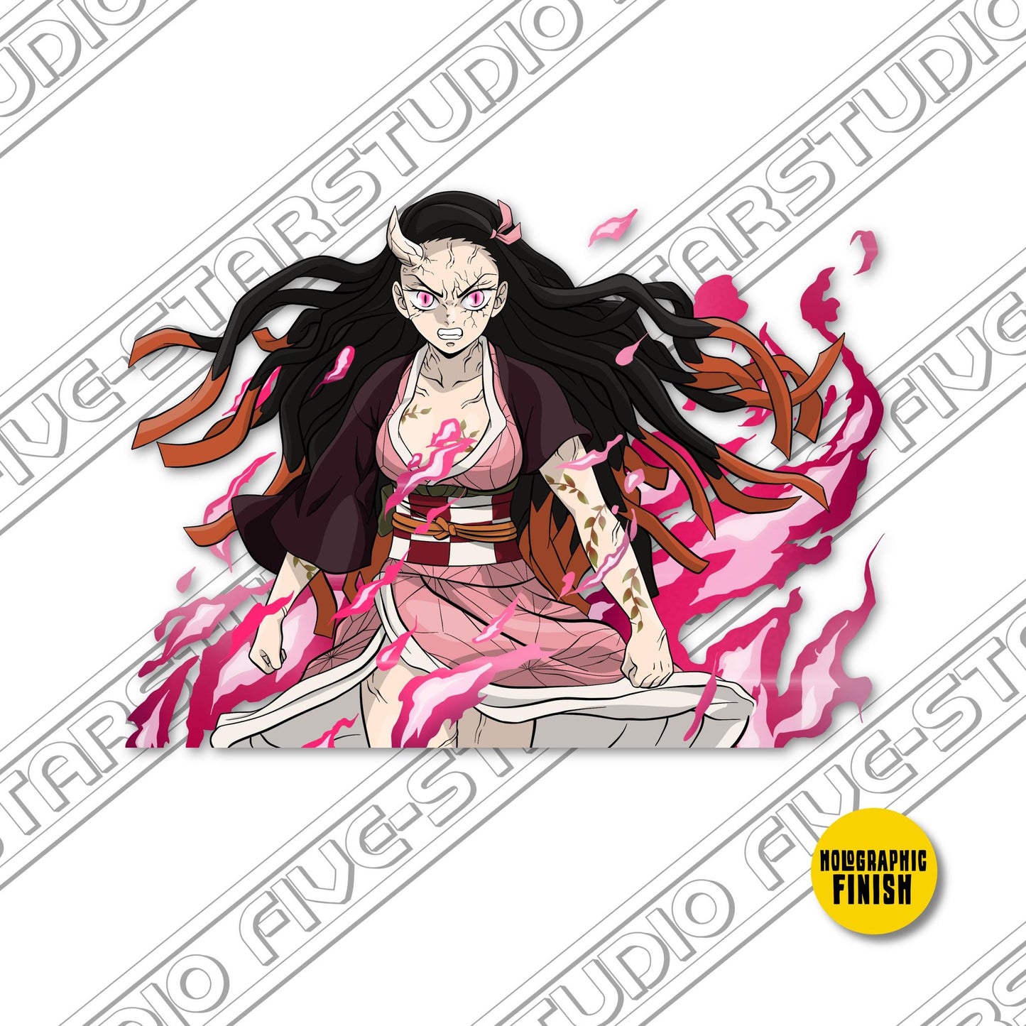 True Demon Nezuko / Demon Slayer [STICKER]