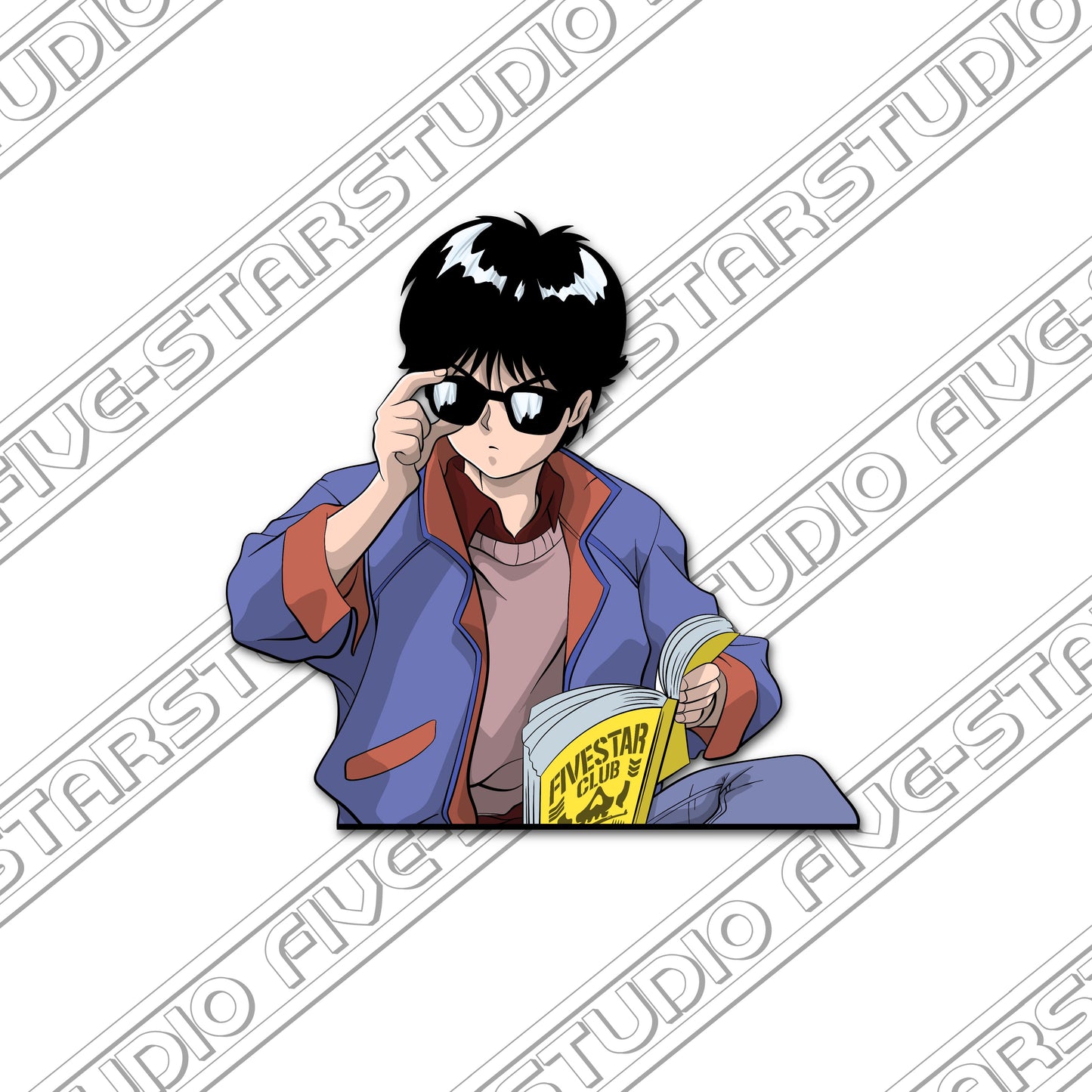 Yusuke (Shades) / Yu Yu Hakusho [STICKER]