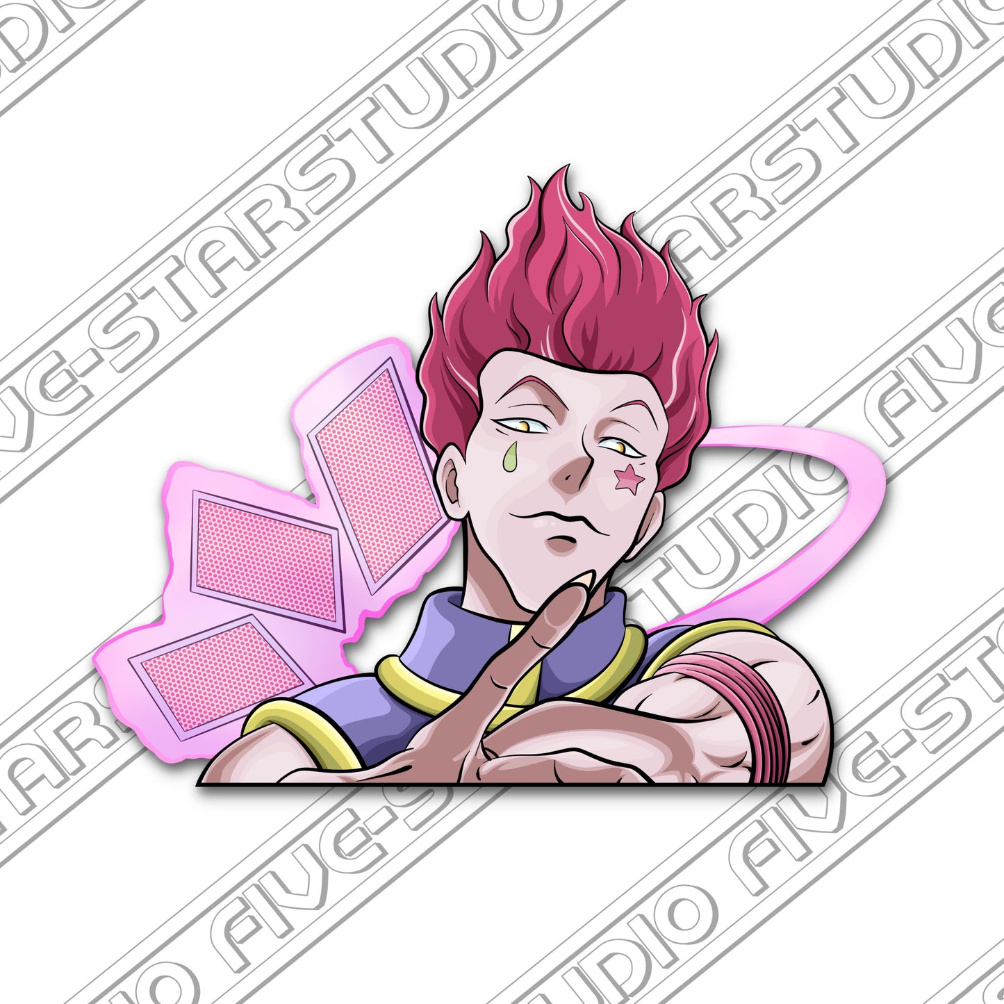 Hisoka Bungee Gum / Hunter X Hunter [STICKER]