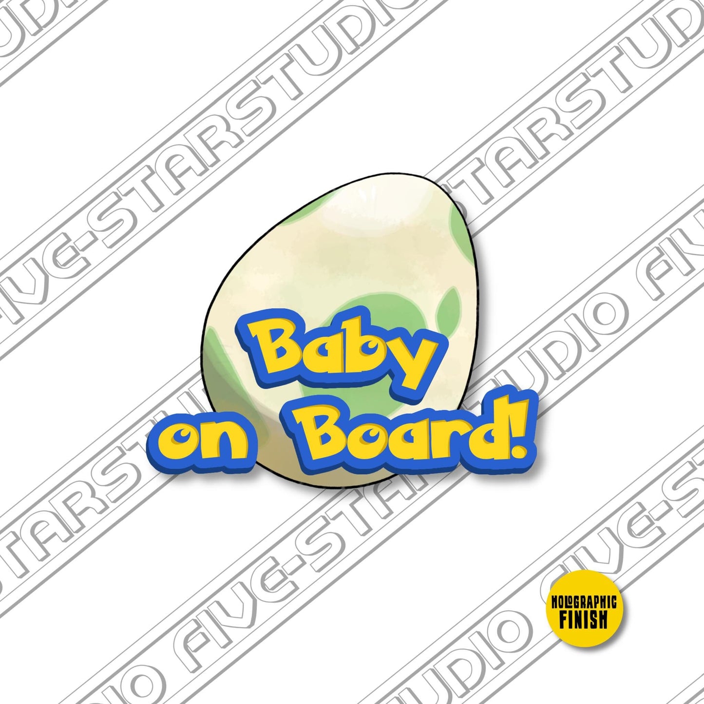 Egg On Board / Pokemon [STICKER]